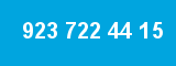 923 722 44 15 923 722 44 15